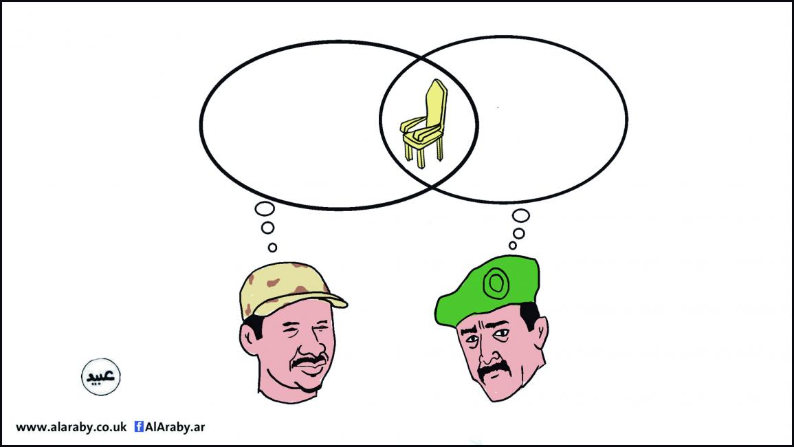 كاريكاتير صراع السودان / عبيد
