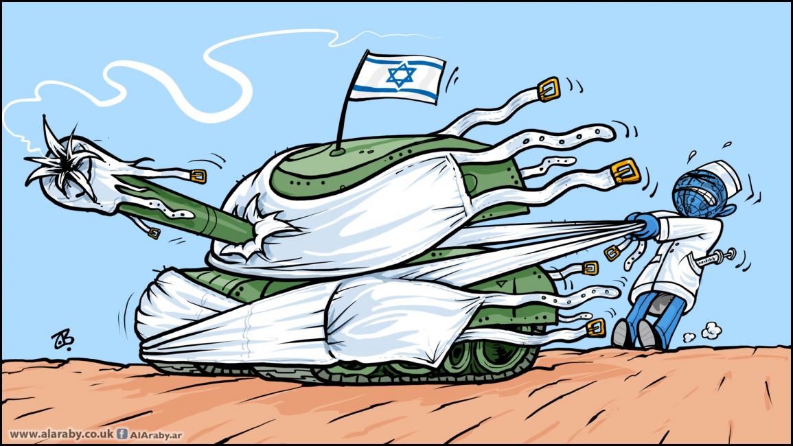 كاريكاتير جنون الحرب الإسرائيلية / حجاج
