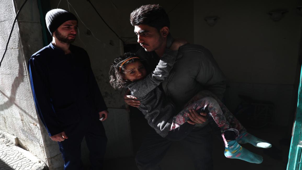 سورية/سياسة/ضحايا مدنيون/(عبد دوماني/فرانس برس)