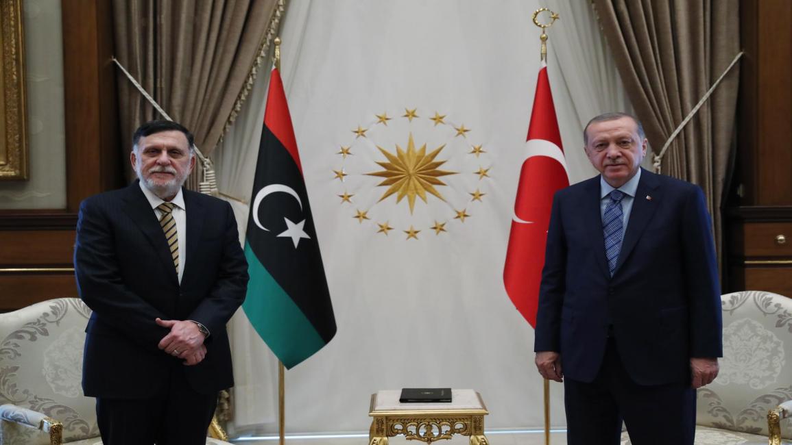 السراج وأردوغان/ ليبيا