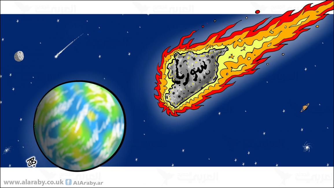 كاريكاتير الحرب السورية / حجاج