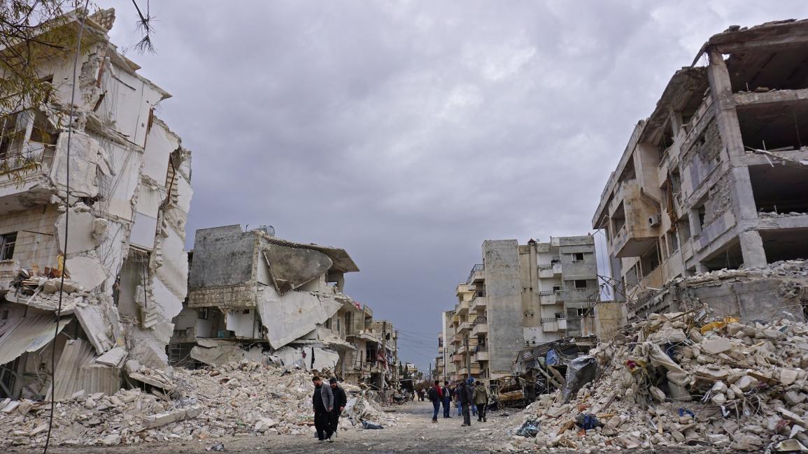 الدمار في إدلب (محمد حاج قدور/فرانس برس)