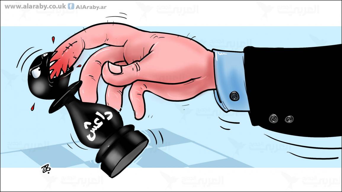 كاريكاتير داعش شطرنج / حجاج