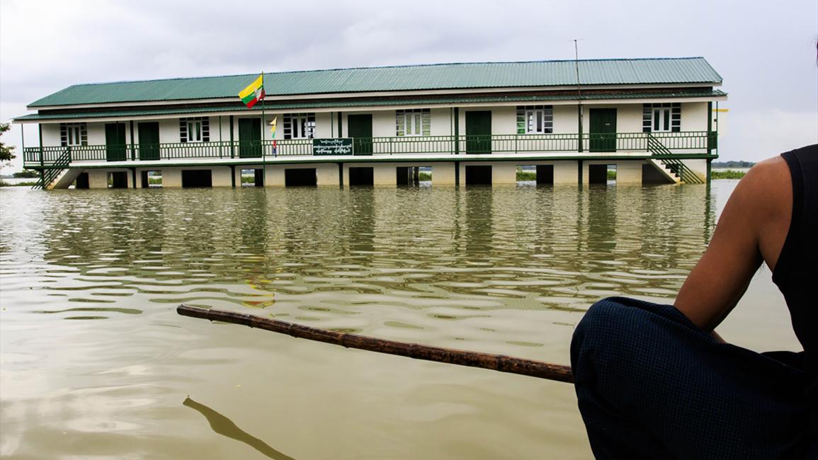 ارتفاع عدد مشردي فيضانات ميانمار إلى 600 ألف شخص