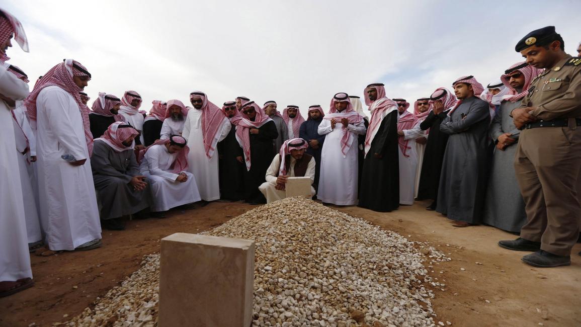 وداع الملك عبد الله في مقبرة العود(العربي الجديد)