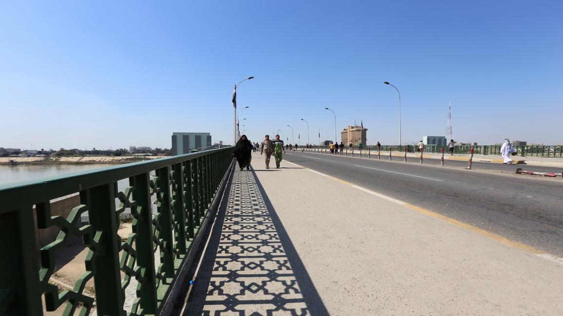 جسر السيناق في بغداد (صباح عرار/فرانس برس)