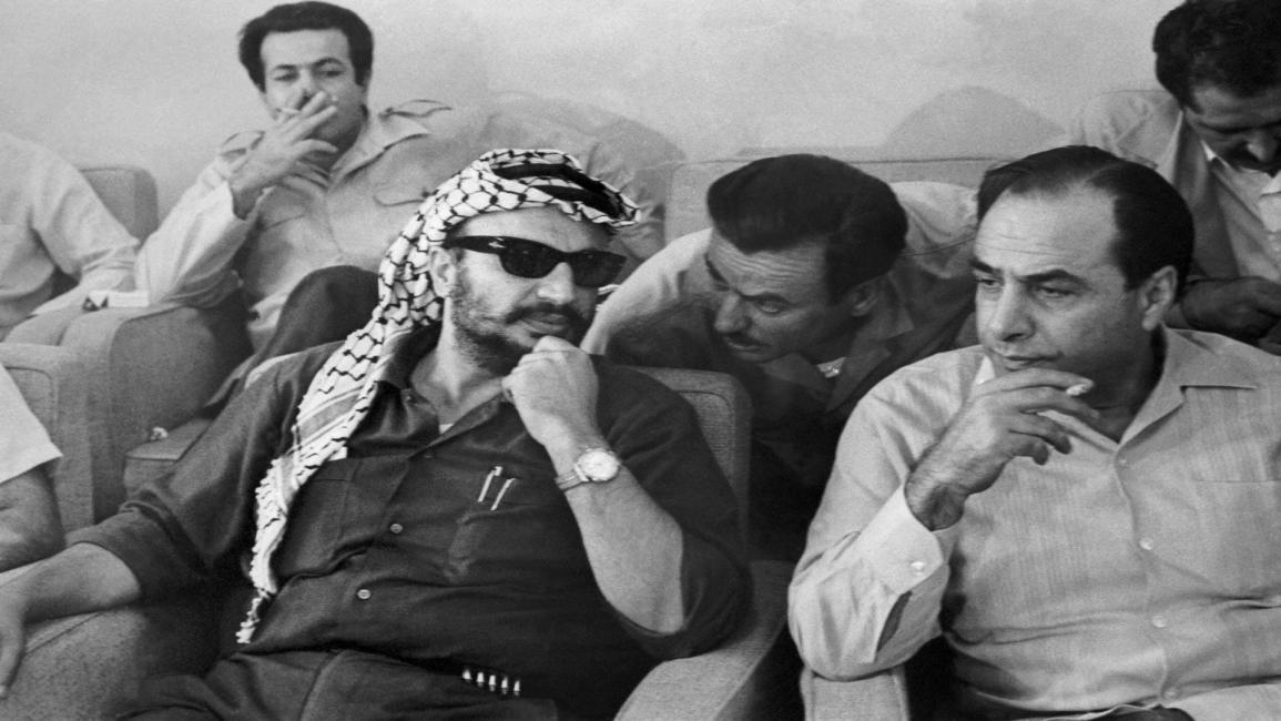 الزعيم الفلسطيني ياسر عرفات  1970