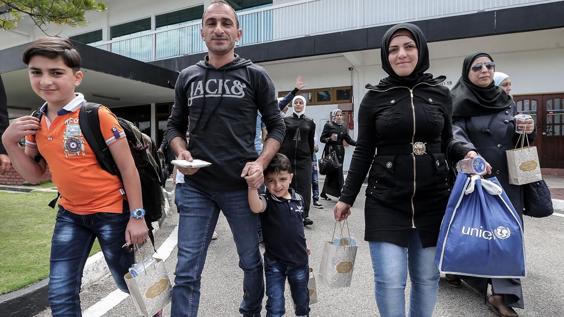 وصول مجموعة من اللاجئين السوريين إلى ماليزيا 