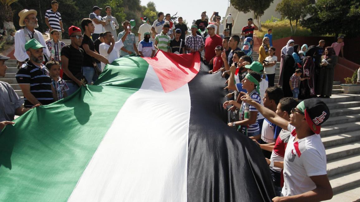 تظاهرة في الجزائر تضامناً مع القضية الفلسطينية - مجتمع