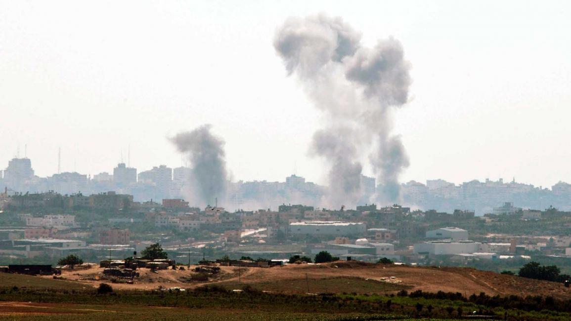 غزة قصف