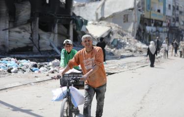 عايش سكان شمال غزة أشهراً من الجوع (داود أبو القص/الأناضول)