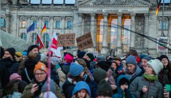 تظاهرة ضد حزب البديل من أجل ألمانيا" في برلين، الأحد 21 يناير 2024