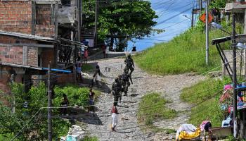 جنود كولومبيون في فالي دل كاوكا، 6 يوليو الحالي (خواكين سارميينتو/فرانس برس)
