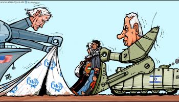 كاريكاتير ترانسفير غزة / حجاج