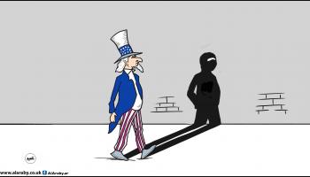 كاريكاتير اميركا الارهاب / عبيد 