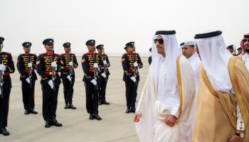 رئيس الوزراء القطري يصل إلى البحرين (قنا)