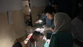 المستشفى الإندونيسي في غزة وسط انقطاع الكهرباء (أحمد العريني/ الأناضول)
