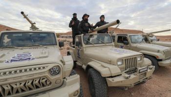 القوات الخاصة الليبية، الحدود الجنوبية، 2023 (محمود تركيا/فرانس برس)