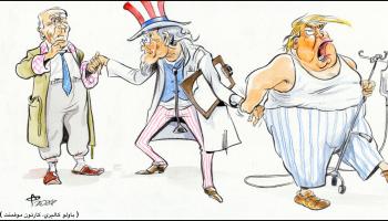 كاريكاتير مرشحي الرئاسة الأميركية / موفمنت 