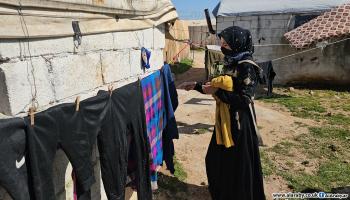 المرأة السورية في المخيمات (العربي الجديد)