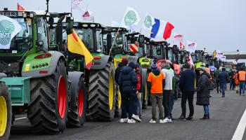 احتجاجات المزارعين في أوروبا/فرانس برس