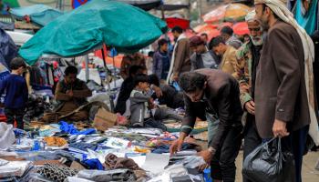 سوق ملابس في اليمن/فرانس برس