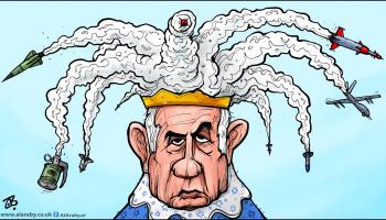 كاريكاتير حروب نتنياهو / حجاج