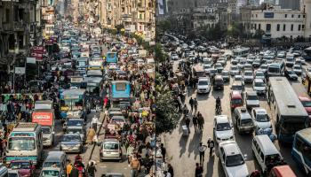 زحمة مرور في شوارع القاهرة (getty)