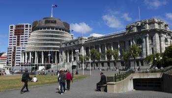 برلمان نيوزيلندا في العاصمة ويلينغتون (Getty)