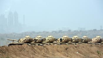 الجيش السعودية على الحدود اليمنية - فرانس برس