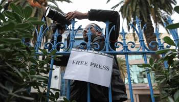 تونس حرية الصحافة (تشادلي بن ابراهيم/NurPhoto)