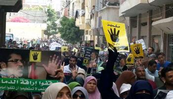 مظاهرات بالإسكندرية تحي صمود مرسي