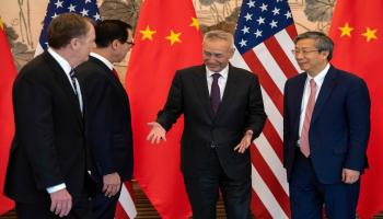 المباحثات التجارية الأميركية الصينية (نيكولاس اسفوري/فرانس برس)