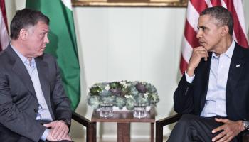 لقاء الملك عبدالله الثاني و الرئيس الأمريكي باراك أوباما