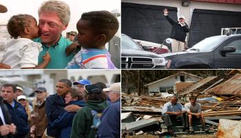 الفرق بين تعامل ترامب ورؤساء سابقين مع ضحايا الكوارث