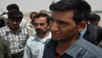 لاجئون أفغان في ايران