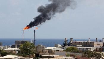 مصفاة الزاوية النفطية في ليبيا