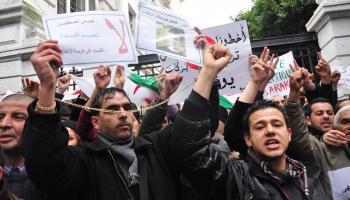 اعتصام لحرية الصحافة في الجزائر (العربي الجديد)