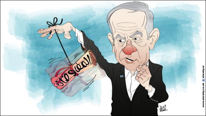 كاريكاتير تعنت نتنياهو في المفاوضات / نجم