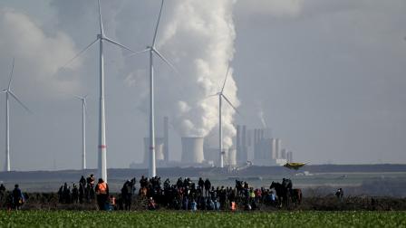 محطة توليد الطاقة بالفحم في ألمانيا (فرانس برس)