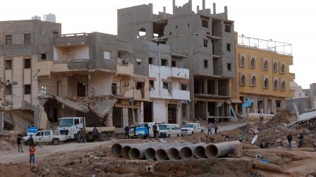 شهدت ليبيا تغيّرات مناخية مقلقة في الأشهر الأخيرة (محمد جواد/  فرانس برس)