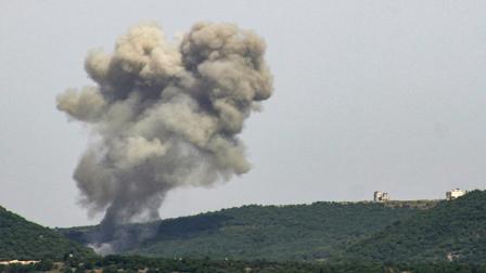 قصف إسرائيلي على قرية رامية جنوب لبنان، 18 مايو 2024 (فرانس برس)