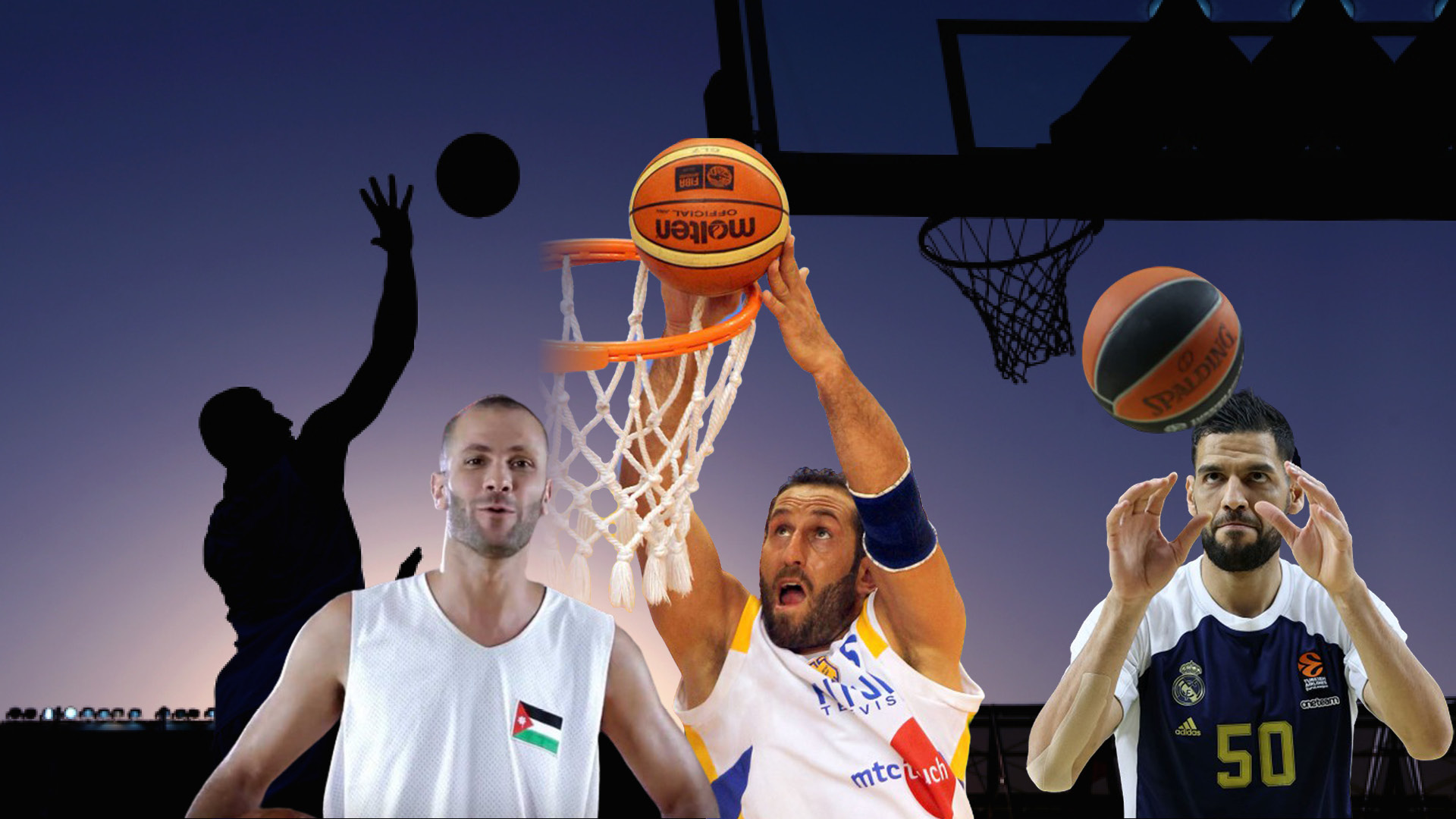 نجوم عرب سطعوا في عالم كرة السلة