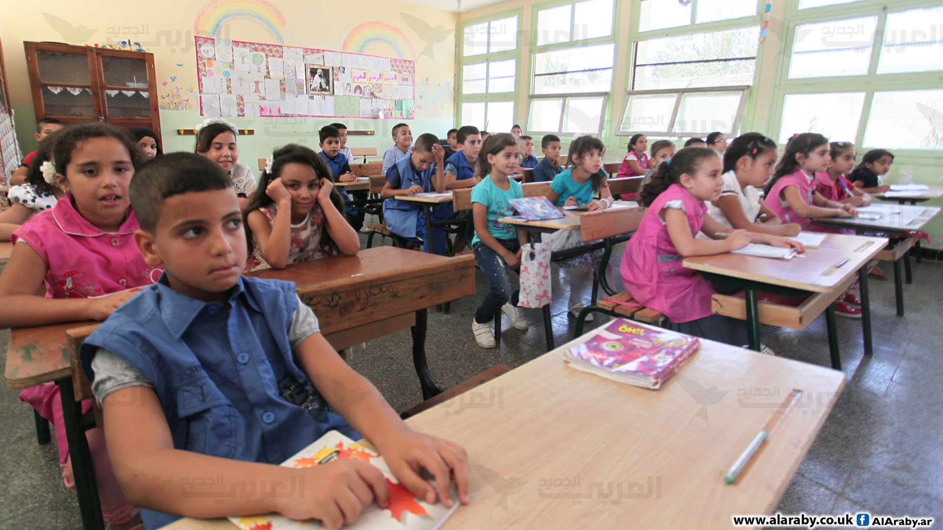 تلاميذ في المرحلة الابتدائية في الجزائر 2 (العربي الجديد)