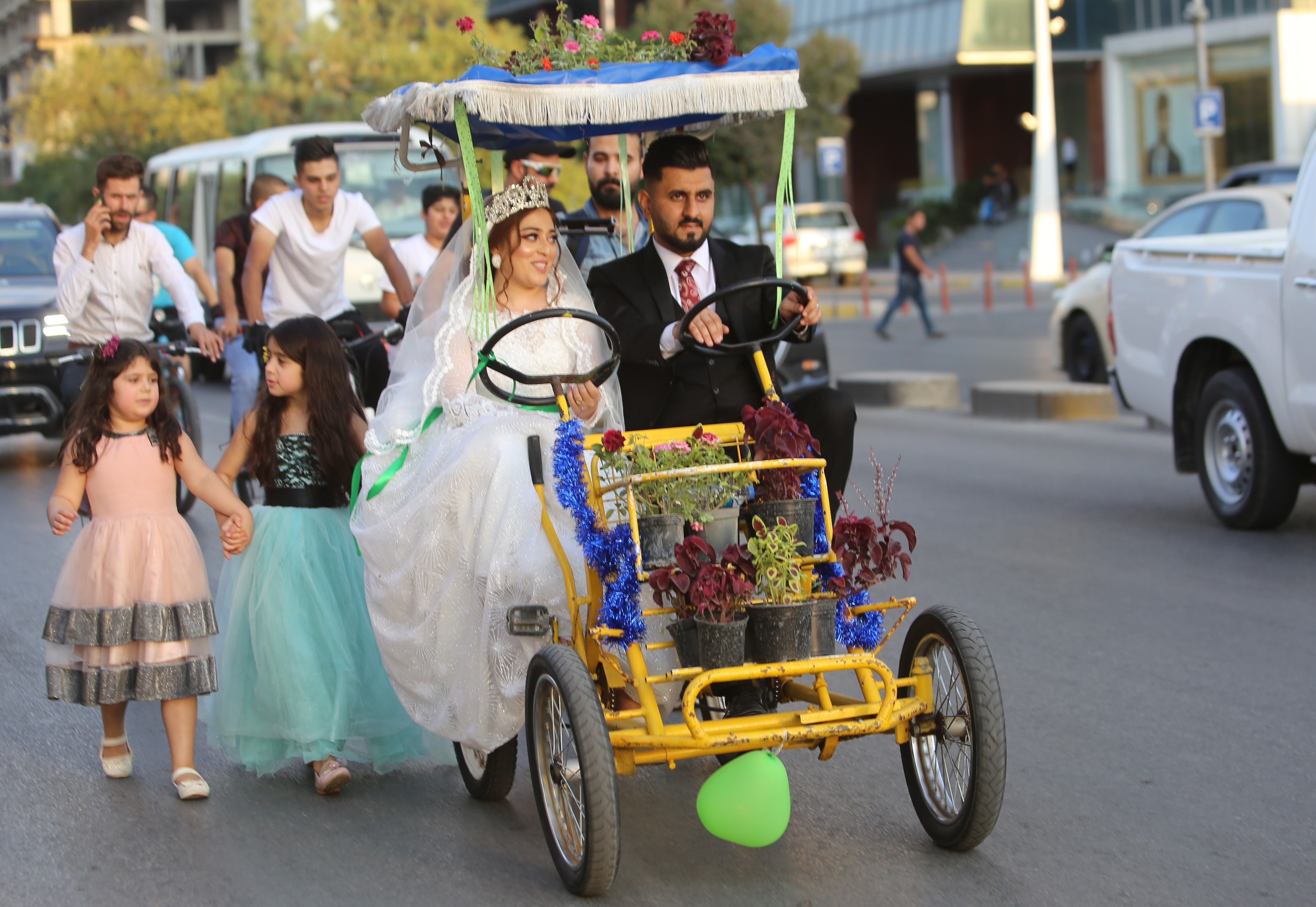 تكاليف حفلات الزفاف العراقية باهظة (الأناضول)