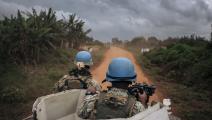 سياسة/قوات حفظ السلام بأفريقيا الوسطى/(أليكسيس هوغويت/فرانس برس)