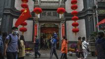 التسوق خلال عطلة الأسبوع الذهبي في الصين(Getty)