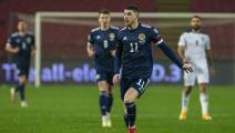 BELGRADE, SERBIA - NOVEMBER 12: Ryan Christie in action for Scotland during the UEFA Euro 2020 Qualifier between Serbia and Scotland at the Stadion Rajko Mitic on November 12, 2020, in Belgrade, Serbia. (Photo by Nikola Krstic/SNS Group via Getty Images)	