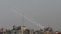 سياسة/صواريخ المقاومة باتجاه مناطق "غلاف غزة"/(أشرف عمرة/الأناضول)