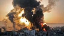سياسة/عدوان الاحتلال على غزة/(يوسف مسعود/فرانس برس)